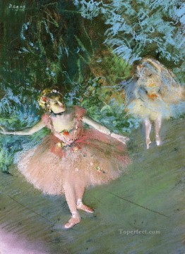 dancers on set 1880 Edgar Degas Oil Paintings